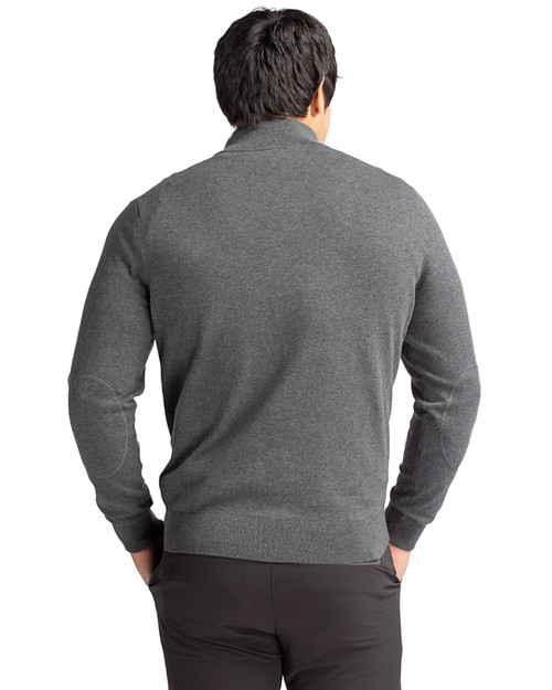 Cashmere 8-ply zip sweater White men