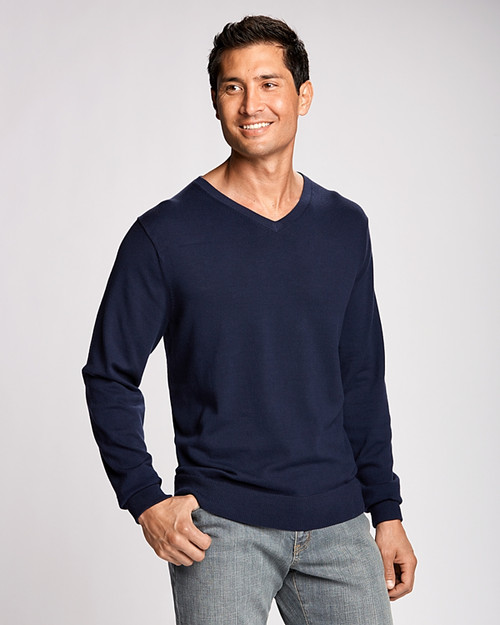 Cutter & Buck Lakemont Tri-Blend Mens V-Neck Pullover Sweater - Cutter ...