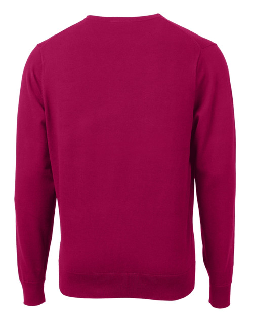 Men's Cutter & Buck Oatmeal Louisville Cardinals Lakemont Tri-Blend V-Neck Pullover Sweater Size: 3XL
