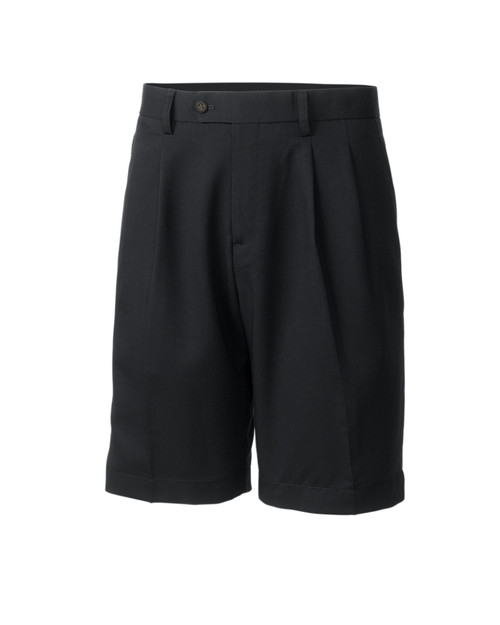 Big Tall Twill Microfiber Pleated Short Cutter Buck