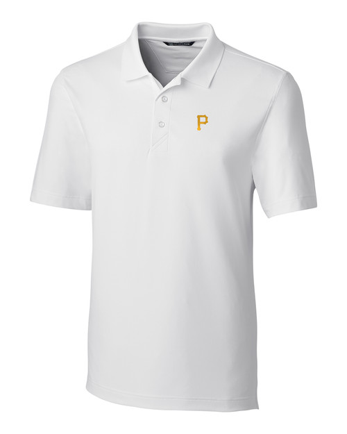 Pittsburgh Pirates Cutter & Buck Forge Stretch Mens Big & Tall Polo WH_MANN_HG 1