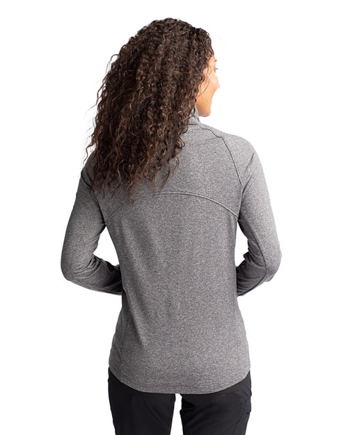 Cutter & Buck Adapt Eco Knit Stretch Recycled Womens Half Zip