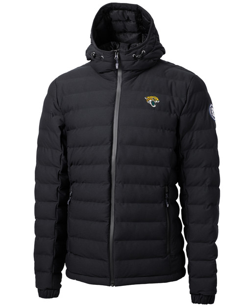 Jacksonville Jaguars Cutter & Buck Mission Ridge Repreve® Eco Insulated Mens Puffer Jacket BL_MANN_HG 1