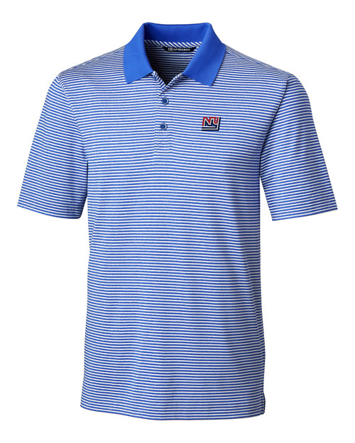 New York Giants Historic Cutter & Buck Forge Tonal Stripe Stretch Mens Polo CEN_MANN_HG 1