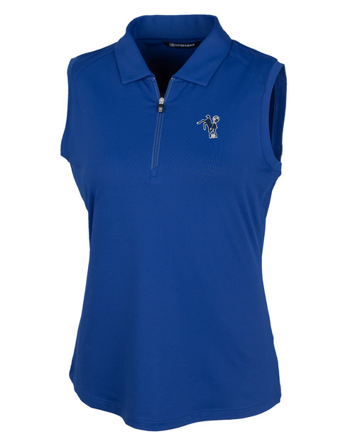 Indianapolis Colts Historic Cutter & Buck Forge Stretch Womens Sleeveless Polo TBL_MANN_HG 1