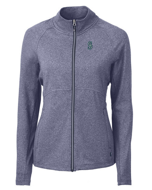Seattle Mariners Cutter & Buck Adapt Eco Knit Heather