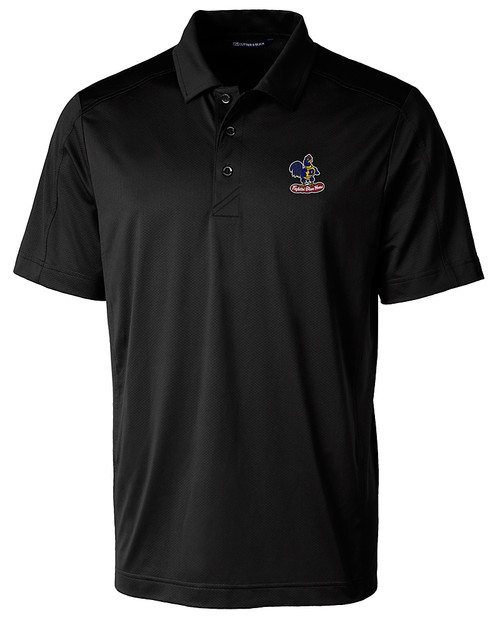 Delaware Fightin' Blue Hens College Vault Cutter & Buck Prospect Eco Textured Stretch Recycled Mens Big & Tall Polo BL_MANN_HG 