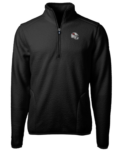 Arizona Cardinals NFL Helmet Cutter & Buck Cascade Eco Sherpa Fleece Mens Big & Tall Quarter Zip Jacket BL_MANN_HG 1