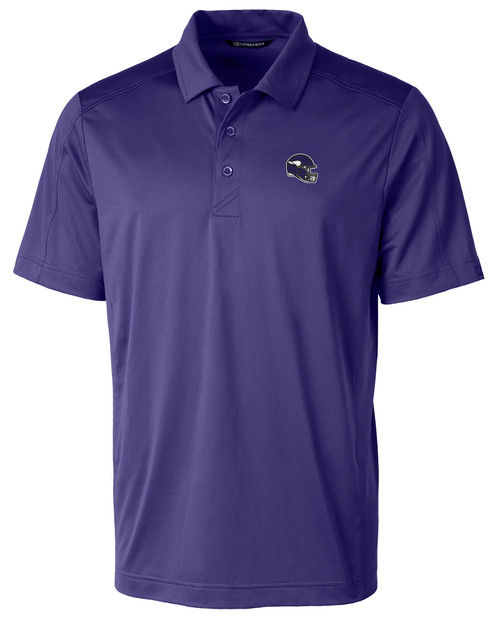 Minnesota Vikings NFL Helmet Cutter & Buck Prospect Textured Stretch Mens Big & Tall Polo CLP_MANN_HG 1