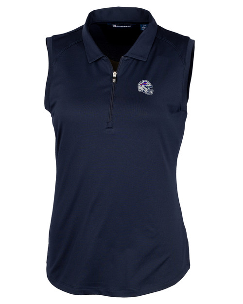 Buffalo Bills NFL Helmet Cutter & Buck Forge Stretch Womens Sleeveless Polo LYN_MANN_HG 1