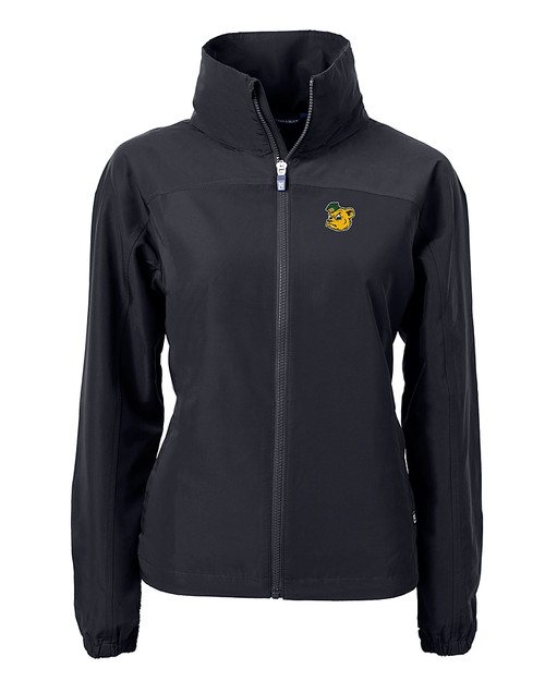 Baylor Sailor Bear College Vault Cutter & Buck Charter Eco Recycled Womens Full-Zip Jacket BL_MANN_HG 