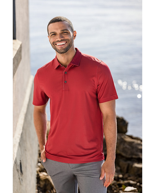 Oakland Athletics Cutter & Buck Big & Tall Pike Eco Tonal Geo Print Stretch  Recycled Polo - Gray