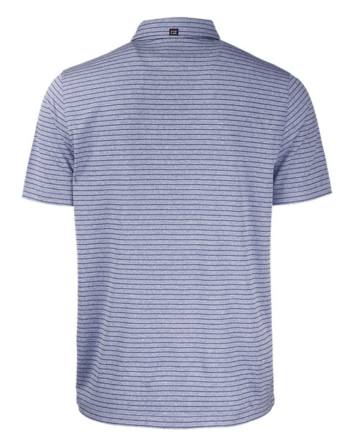Nike Atlanta Braves Polo Shirt mens medium Blue Gray Wicking Dri