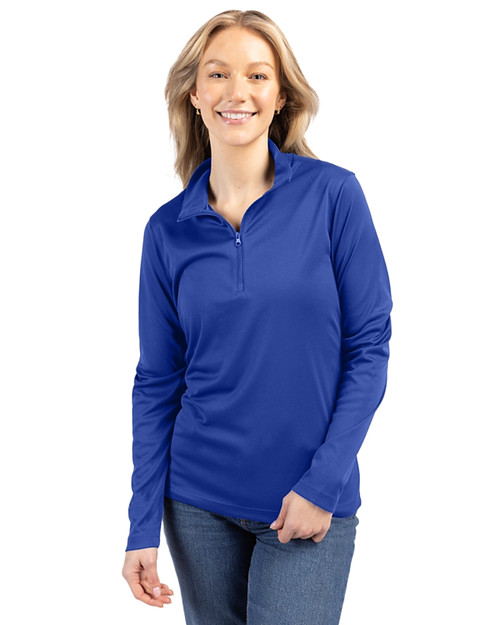 Clique Spin Eco Performance Half Zip Womens Pullover - Cutter & Buck