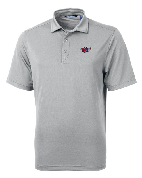 Minnesota Twins Cooperstown Cutter & Buck Virtue Eco Pique Recycled Mens Big and Tall Polo POL_MANN_HG 1