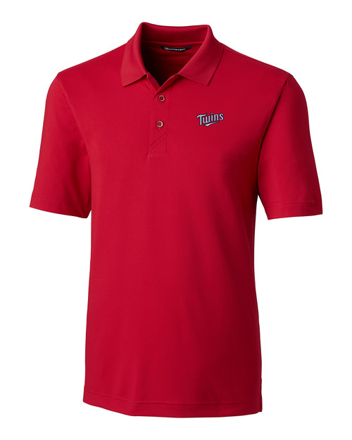 Minnesota Twins Cooperstown Cutter & Buck Forge Stretch Mens Big & Tall Polo CDR_MANN_HG 1