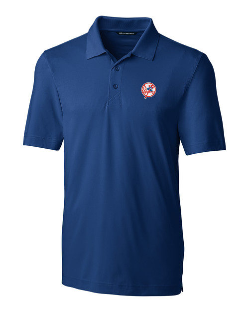 New York Yankees Cooperstown Cutter & Buck Forge Stretch Mens Big & Tall Polo TBL_MANN_HG 1