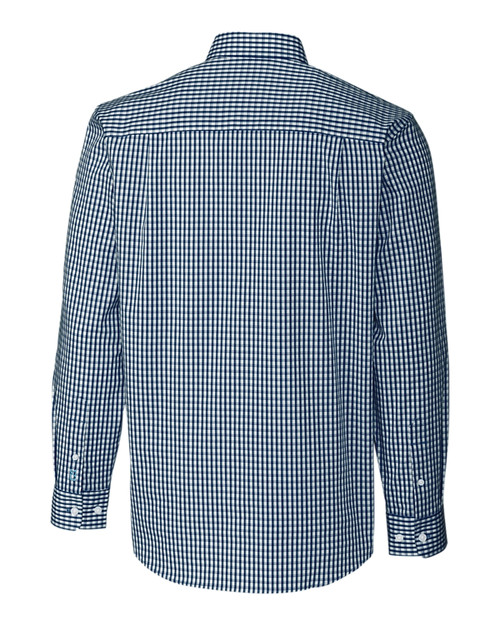 Cutter & Buck Easy Care Stretch Gingham Mens Big and Tall Long Sleeve ...