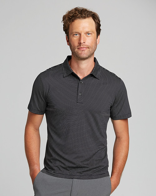 Forge Polo Pencil Stripe Tailored Fit   1