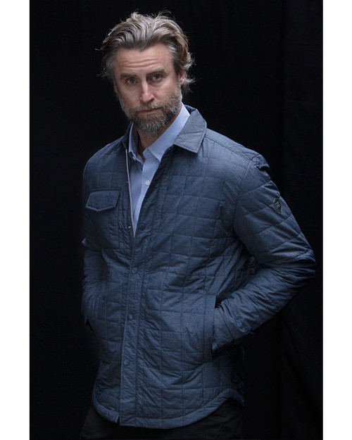 Cutter & Buck Rainier PrimaLoft® Mens Big and Tall Eco Insulated Quilted  Shirt Jacket - Cutter & Buck