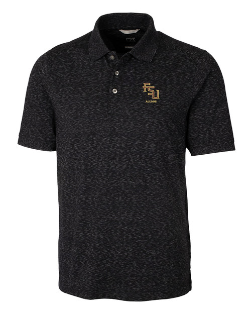 Florida State Seminoles Alumni Cutter & Buck Advantage Tri-Blend Space Dye Mens Big and Tall Polo DKB_MANN_HG 1