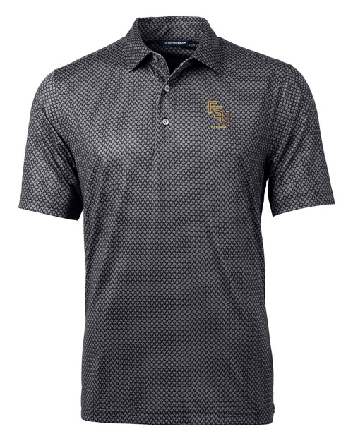 Florida State Seminoles Alumni Cutter & Buck Pike Banner Print Stretch Men's Big & Tall Polo BL_MANN_HG 1