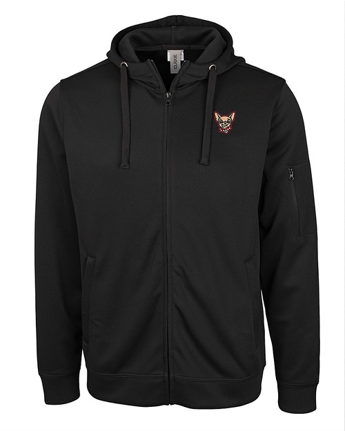 El Paso Chihuahuas Clique Lift Eco Performance Full Zip Unisex Hoodie Sweatshirt Black Mannequin