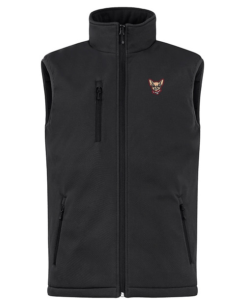 El Paso Chihuahuas Clique Equinox Insulated Mens Softshell Vest Black Mannequin