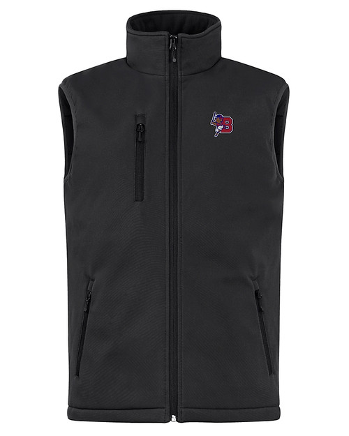 Buffalo Bisons Clique Equinox Insulated Mens Softshell Vest Black Mannequin