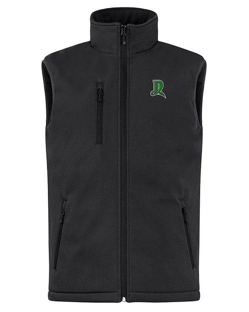 Dayton Dragons Clique Equinox Insulated Mens Softshell Vest Black Mannequin
