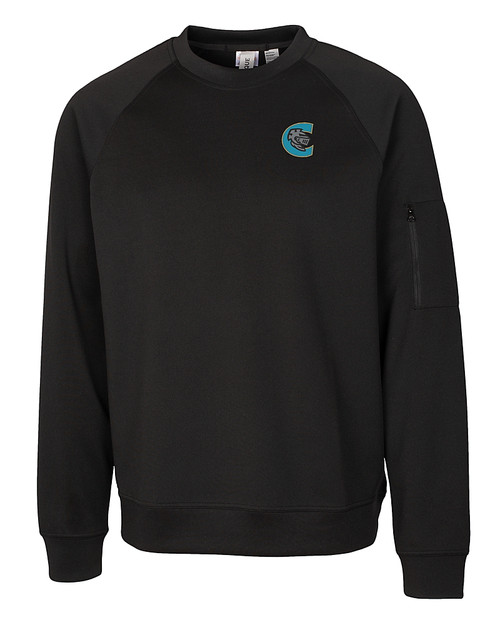 Charlotte Knights Clique Lift Eco Performance Unisex Crewneck Sweatshirt Black Mannequin