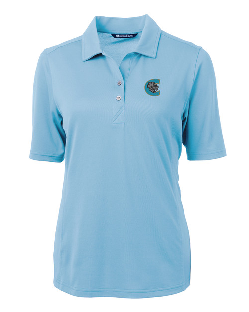Charlotte Knights Cutter & Buck Virtue Eco Pique Recycled Womens Polo ALS_MANN_HG 1