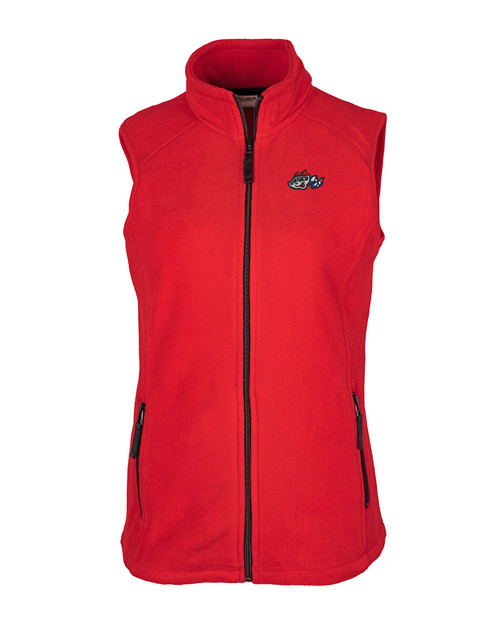 Rocket City Trash Pandas Clique Summit Performance Fleece Full Zip Womens Vest RD_MANN_HG 1