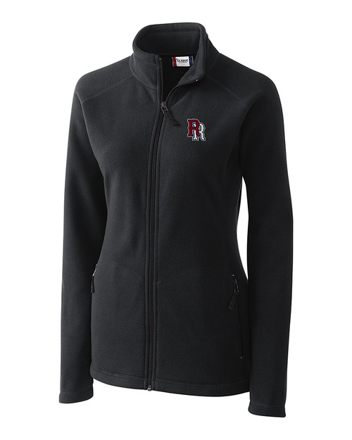 Round Rock Express Clique Summit Performance Fleece Full Zip Womens Jacket Charcoal Mannequin