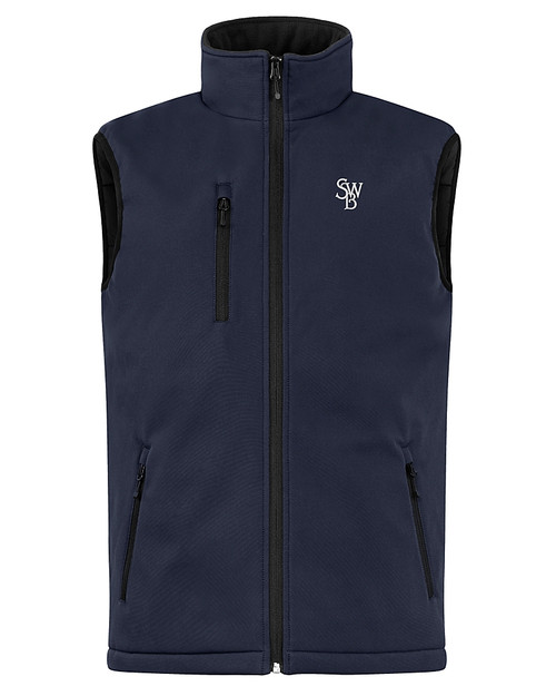 Scranton/Wilkes-Barre RailRiders Clique Equinox Insulated Mens Softshell Vest Dark Navy Mannequin