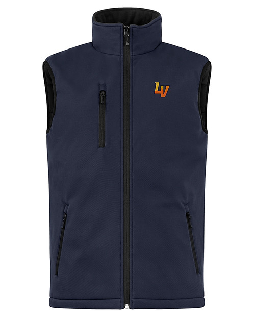 Las Vegas Aviators Clique Equinox Insulated Mens Softshell Vest Dark Navy Mannequin