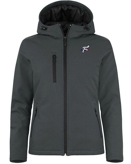 Reading Fightin Phils Clique Equinox Insulated Womens Softshell Jacket Pistol Mannequin