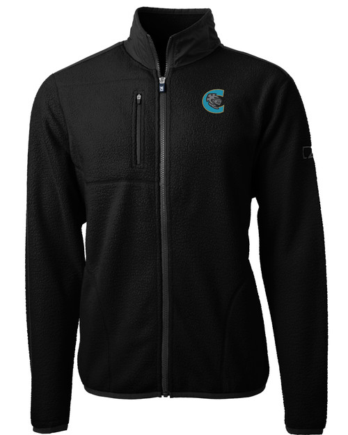 Charlotte Knights Cutter & Buck Cascade Eco Sherpa Mens Fleece Jacket BL_MANN_HG 1