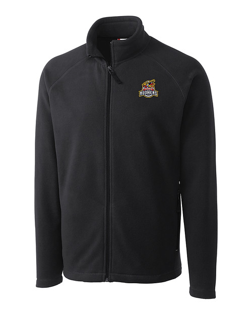 Toledo Mud Hens Clique Summit Performance Fleece Full Zip Mens Jacket Charcoal Mannequin