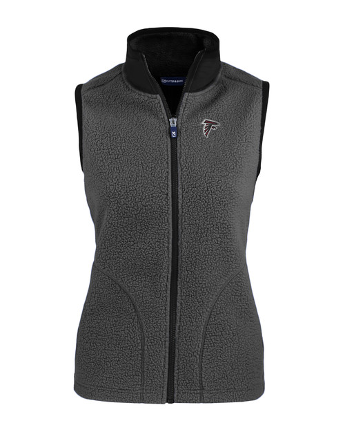 Atlanta Falcons Cutter & Buck Cascade Eco Sherpa Fleece Womens Vest EGBL_MANN_HG 1