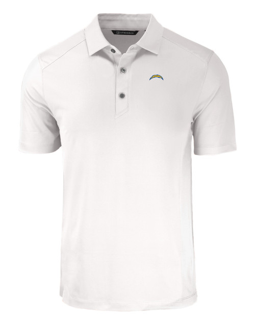 Los Angeles Chargers Cutter & Buck Forge Eco Stretch Recycled Mens Polo WH_MANN_HG 1