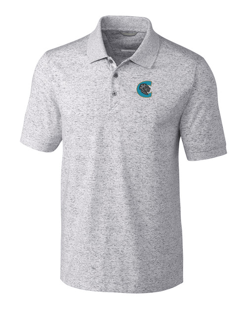 Charlotte Knights Cutter & Buck Advantage Tri-Blend Space Dye Mens Big and Tall Polo EG_MANN_HG 1