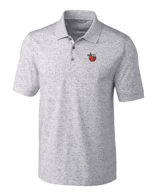 Fort Wayne TinCaps Cutter & Buck Advantage Tri-Blend Space Dye Mens Big and Tall Polo EG_MANN_HG 1