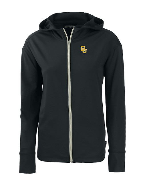 Baylor Bears Cutter & Buck Daybreak Eco Recycled Womens Full Zip Hoodie BL_MANN_HG 