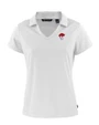 Buffalo Bills Historic Cutter & Buck Daybreak Eco Recycled Womens V-neck Polo White Mannequin
