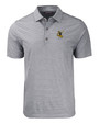 Pittsburgh Steelers Historic Cutter & Buck Forge Eco Heather Stripe Stretch Recycled Mens Polo BLH_MANN_HG 1