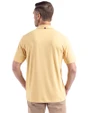 New Orleans Saints Historic Cutter & Buck Forge Eco Stretch Recycled Mens Polo Desert Back
