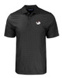Arizona Cardinals Historic Cutter & Buck Pike Eco Tonal Geo Print Stretch Recycled Mens Big & Tall Polo Black Mannequin