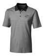 Omaha Storm Chasers Cutter & Buck Forge Tonal Stripe Stretch Mens Big and Tall Polo BL_MANN_HG 1
