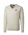 Reading Fightin Phils Cutter & Buck Lakemont Tri-Blend Mens Big and Tall V-Neck Pullover Sweater OMH_MANN_HG 1